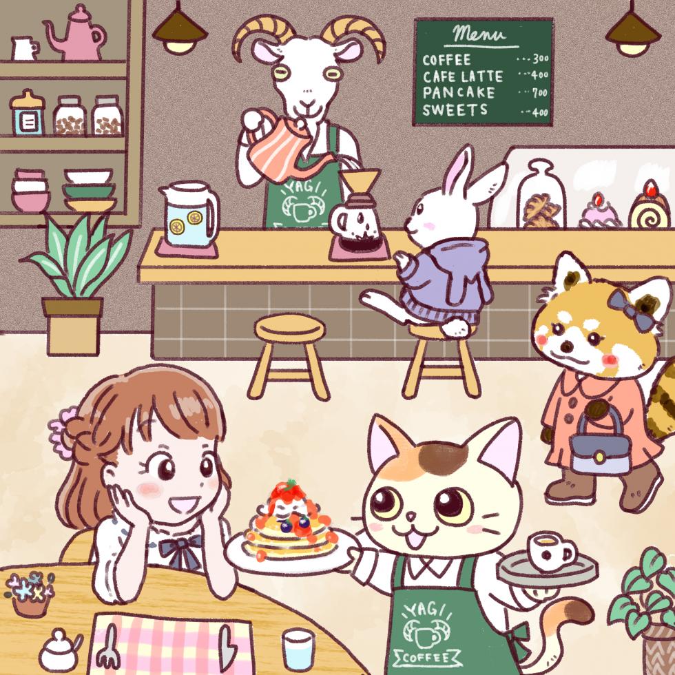 『満点まちがい絵さがし　2021年12月号』掲載イラスト
