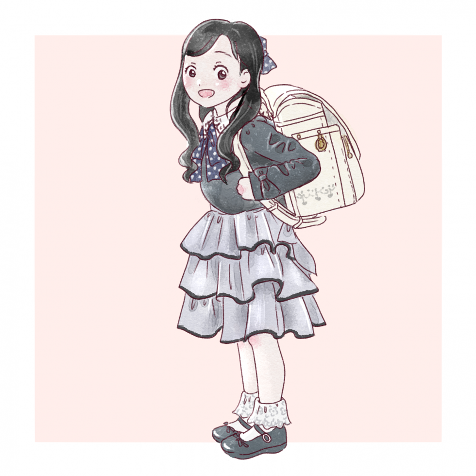 ランドセルと入学式